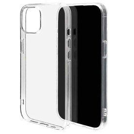[送料無料][激薄ソフト]定番大人気iPhone 15 Plus用クリアーTPU素材本体保護ケースカバー激薄プラスシンプルで滑りにくい透明感オシャレ仕様 モデル番号A2847A3093A3096A3094