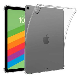 [��������]2024�N�ŐV�� iPad Air 13�C���` (M2)�p �w�ʃN���A�[�J�o�[�P�[�X�_��TPU�^�C�v�f�ޒ��y�ʒ��X�������TPU�V���R���ϏՌ���^�A�C�p�b�h�\�t�g�P�[�X�����N���A�J���[�L�x�ŃX�}�[�g