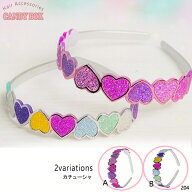 送料無料 カチューシャ ヘアアクセサリー 髪飾り かわいい おしゃれ キッズ 子供用 マルチ プラ ハート …