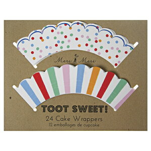 ���[���֑��������I�yToot Sweet�z�J�b�v�P�[�L���b�p�[�@�}���`�h�b�g&�X�g���C�v�@24���Z�b�g�@�������ȃp�[�e�B�[�O�b�Y