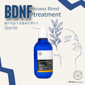 脳活 サロン専売品 ＼ノンシリコン／ BDNF トリートメント 【 脳の エイジングケア 】 抗加齢医学会発表 BDNF ブレンドオイル 配合 天然アロマ 国内分析済み しっとり なめらか きしまない 髪質改善 アロマ 睡眠 の質UP アロマトリートメント 老化予防 フェムテック 更年期