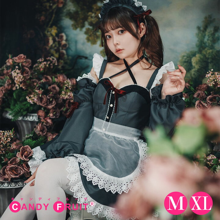 楽天市場】メイド服 セクシー 可愛い ミニ丈 CANDY FRUIT × Pharfaite  