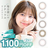 【2箱購入で1,100円割引】ブルーライトカット カラコン サークルレンズ 度あり 度なし Purity 1day CIRCL…