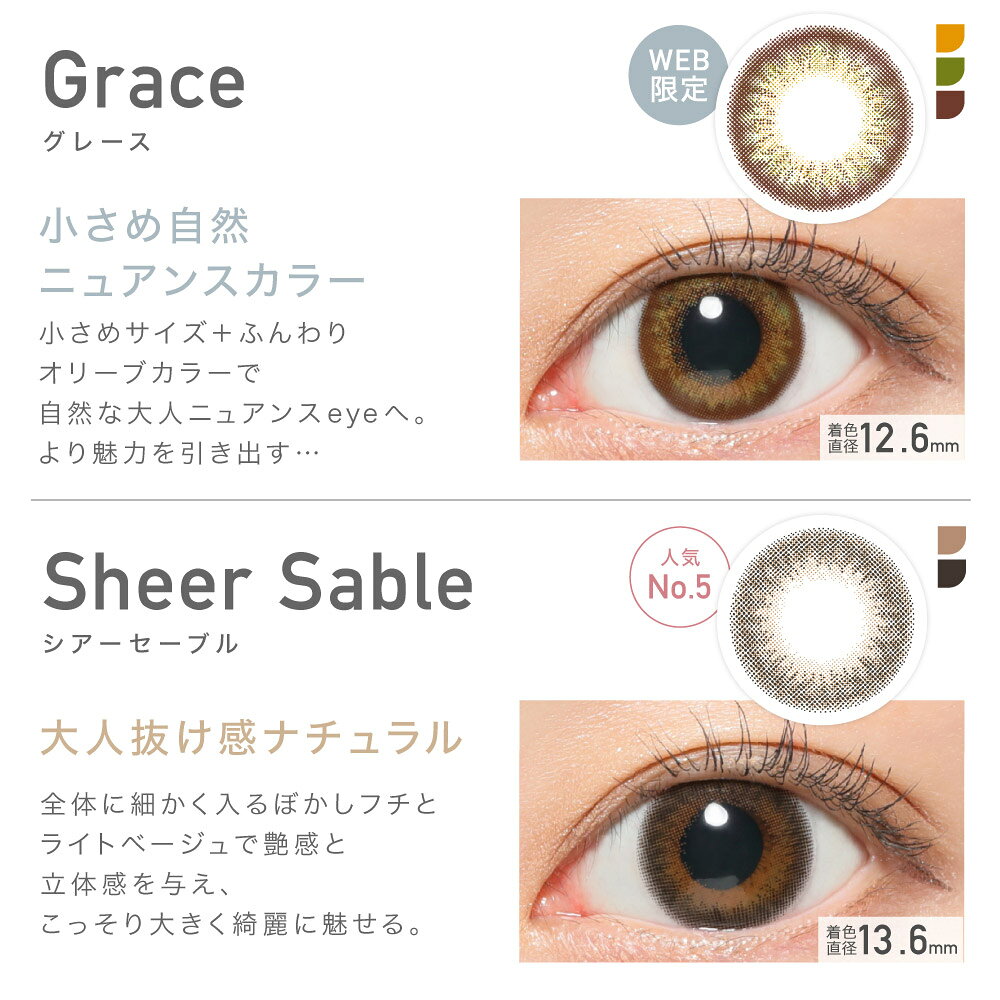 カラコン ワンデー【もれなく1箱無料】1箱あたり1,144円 ReVIA 1day COLOR 1箱 10枚 入/3箱合計 30枚入り カラー コンタクト コンタクトレンズ ワンデー レヴィア ナチュラル 自然 人気 ブラウン 度あり 度なし キャンマジ公式 2箱購入で+1箱無料 送料無料 ネコポス - メイン画像 14