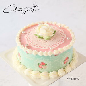 ハロウィン カルトナージュ ケーキ 4号 チーズケーキ ピンク センイルケーキ チーズケーキ 味 可愛いケーキ 誕生日ケーキ 大人 花 スイーツ ケーキ バタークリーム バースデーケーキ お取り