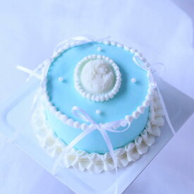 3号 カメオセンイルケーキ チーズケーキ ティファニーブルー ブルー おしゃれ 可愛いケーキ 誕生日ケーキ 大人 スイーツ ケーキ バタークリーム バースデーケーキ お取り寄せ インスタ映え スイーツ ケーキ 誕生日 サプライズ 記念日 チーズケーキ ギフト