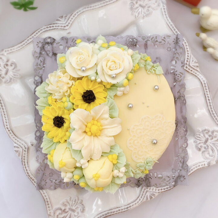 楽天市場 バタークリームケーキ ５号 15cm フラワーケーキ インスタ映え 誕生日ケーキ 大人 センイルケーキ 可愛い バタークリーム バースデーケーキ スイーツ ケーキ 花 誕生日 サプライズ ケーキ 記念日 ハロウィン ケーキ チーズケーキ アニバーサリーケーキ 花畑の