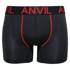 ANVIL アンビル ボクサーパンツ ナイロン太ロゴ ANV301 ANV302 メンズ 無地 黒 男性 下着