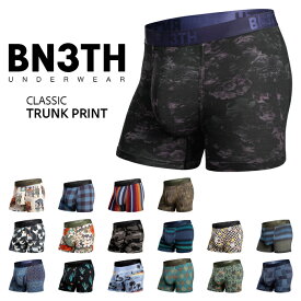 【新作追加】 BN3TH ベニス ボクサーパンツ CLASSIC TRUNK PRINT ショート メンズ 男性 下着 マイパッケージ