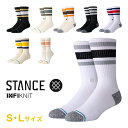 STANCE スタンス ソックス メンズ レディース BOYD ST ラインソックス socks 靴下 A556A20BOS