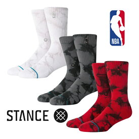 STANCE スタンス ソックス メンズ NBA LOGOMAN DYE クルー 靴下 A556C22NBA