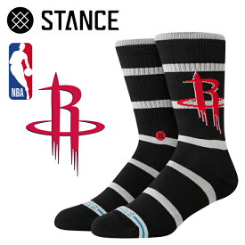 STANCE SOCKS スタンス ソックス メンズ PREP HOU ヒューストン・ロケッツ NBA バスケットボール チーム 靴下 A555C24PHR