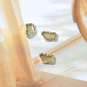 【セルフプロデュース】半透明 シロップニュアンスパーツ (5 color) 2ヶ入 メタルパーツ ネイル材料 ネイルアート ジェルネイル ネイルアート用品 セルフネイル デコパーツ ネイルクリスタル