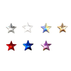 スワロフスキー #2816 リボリスター フラットバック・7色、5mm (星) ネイルストーン スワロフスキーネイル オーストリアクリスタル スワロフスキーキュービック スワロフスキークリスタル ス