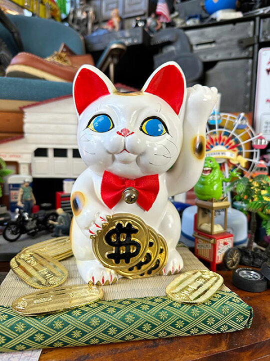 楽天市場】アメリカ版招き猫 ダラーキャット 日本の招き猫職人さん 
