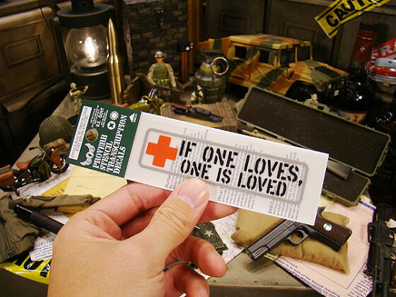 【楽天市場】ことわざステンシル転写ステッカー（思えば思われる） 自分仕様だから愛着も強くなる！ こだわり派が夢中に