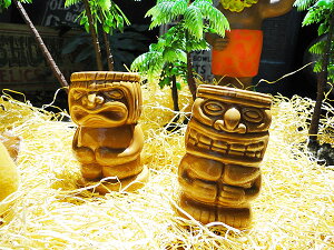 ★アウトレット★【訳あり品】ティキ ソルト&ペッパーボトル 2個セット アメリカン雑貨 アメリカ雑貨 グッズ ハワイアン雑貨 ハワイ雑貨