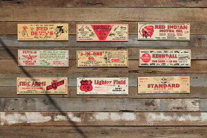 アメリカンガレージ ミニウッドサイン (9種類オールセット) 看板 アメリカン雑貨 アメリカ雑貨 グッズ