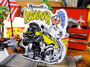 ロードランナー ステッカー (マッスルカー) アメリカン雑貨 アメリカ雑貨 グッズ