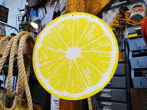 レモン U.S.ヘヴィースチールサイン 看板 アメリカン雑貨 アメリカ雑貨 グッズ