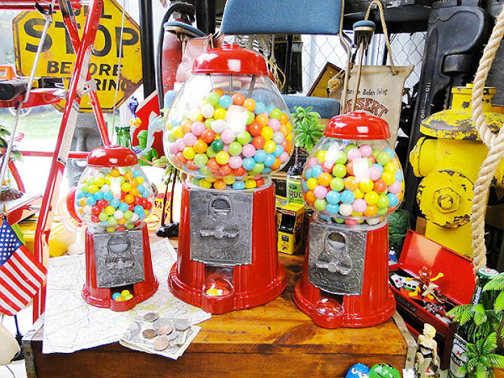楽天市場 当店ロングヒット中 カラフルな見た目が最高の逸品 アメリカのガムボールマシン 本体のみ ガムは別売 3サイズセット アメリカ雑貨 アメリカン雑貨 貯金箱 人気 おしゃれ 通販 インテリア 小物 アメリカ製 置物 おもちゃ ガムボールマシーン