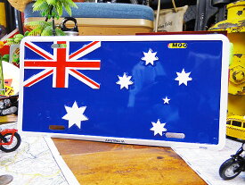世界の国旗　ライセンスプレート　（オーストラリア）