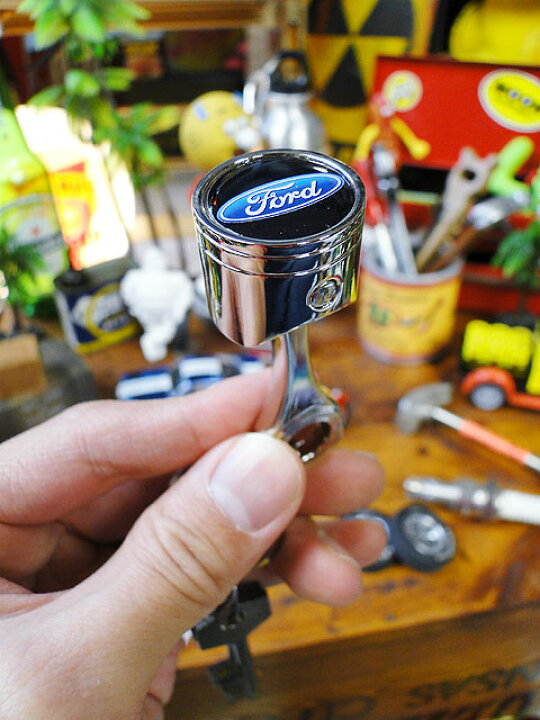 楽天市場】ピストン型 キーホルダー （フォード） アメリカン雑貨 