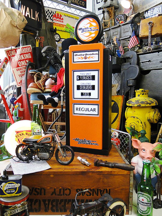 楽天市場】ハーレーダビッドソン ガスポンプ ランプ アメリカン雑貨 