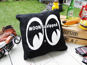 ムーンイクイップド クッション (ブラック) ムーンアイズ MOONEYES アメリカン雑貨 アメリカ雑貨 グッズ おしゃれ ガレージ雑貨 ガレージング雑貨 かっこいい