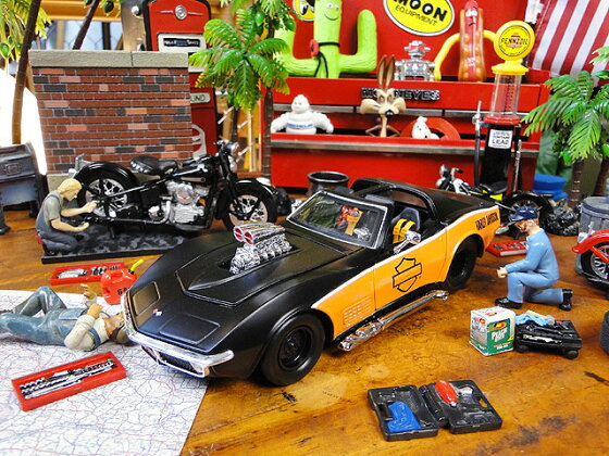 楽天市場 マイスト 1970年ハーレーカスタム シボレー コルベットの