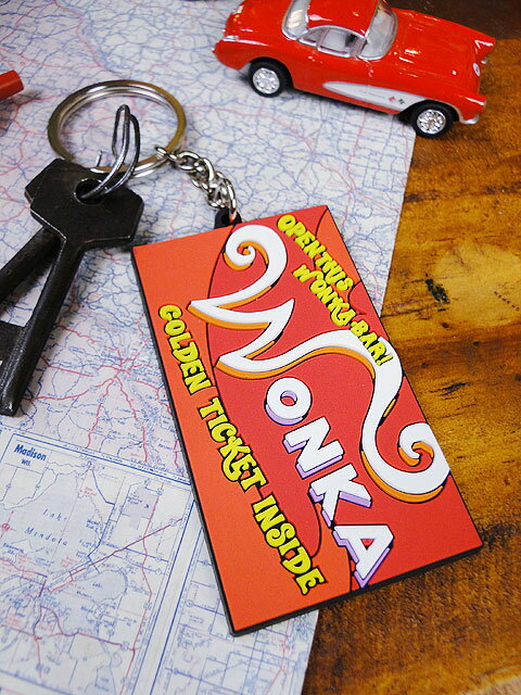 楽天市場 カンパニーキーチェーン ウォンカチョコ プレゼントにも最適 かわいいアメキャラで楽しくオシャレに演出 アメリカン雑貨 キーホルダー キーリング 鍵 人気のアメリカ雑貨屋 ブランド ファッション 小物 ロゴ アメリカ雑貨通販キャンディタワー