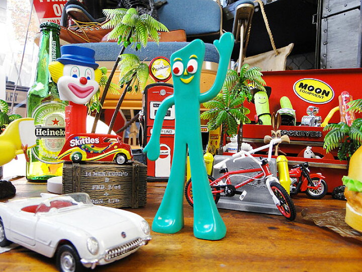 楽天市場】ガンビー ベンダブル人形 アメリカン雑貨 アメリカ雑貨  