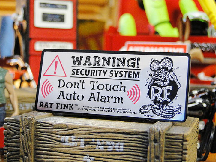 楽天市場 ラットフィンクのセキュリティステッカー 自分仕様だから愛着も強くなる 世田谷ベース 人気のアメリカ雑貨屋 おしゃれ おもしろ アメリカン雑貨 車 バイク スーツケース デカール シール ミリタリー リアガラス アメリカ雑貨通販キャンディタワー