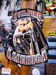 アメリカの建築屋さん U.S.ヘヴィースチールサイン 看板 アメリカン雑貨 アメリカ雑貨 グッズ