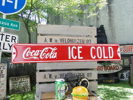 コカ・コーラブランド　ストリートサイン　ICE　COLD