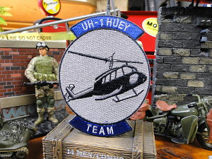 UH-1 HUEY TEAM ミリタリーワッペン アメリカン雑貨 アメリカ雑貨 ミリタリーグッズ ミリタリー雑貨 サバイバルゲーム サバゲー おしゃれ かっこいい ショップインテリア