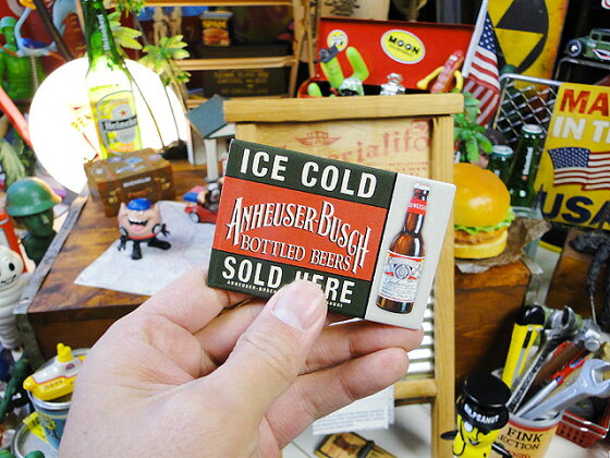 楽天市場 パブ お酒のマグネットシート バドワイザー アイスコールド アメリカ雑貨 アメリカン雑貨 ステーショナリー 文房具 磁石 おしゃれ アメリカ 雑貨 おもしろ 人気 アメリカ雑貨通販キャンディタワー