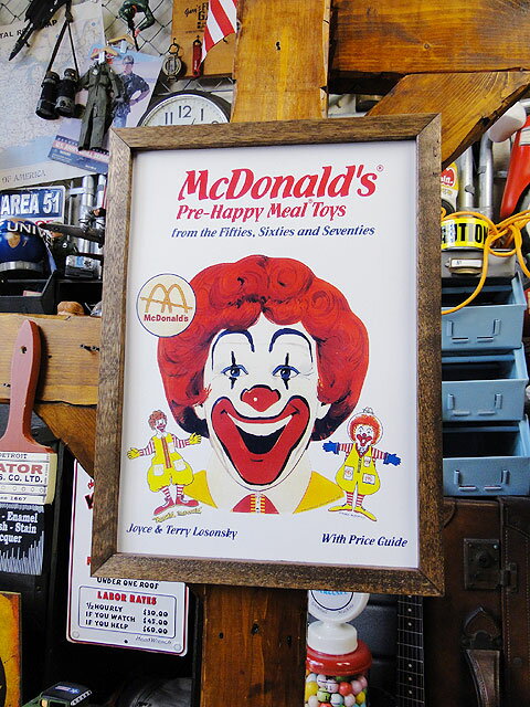 楽天市場 ポスターフレーム マクドナルド ドナルド アメリカ雑貨 アメリカン雑貨 壁掛け 壁飾り インテリア雑貨 おしゃれ 人気 アンティーク 壁面装飾 絵 装飾 ディスプレイ パネル ウォールデコレーション アメキャラ アメコミ ポスター レトロ 壁立て アメリカ