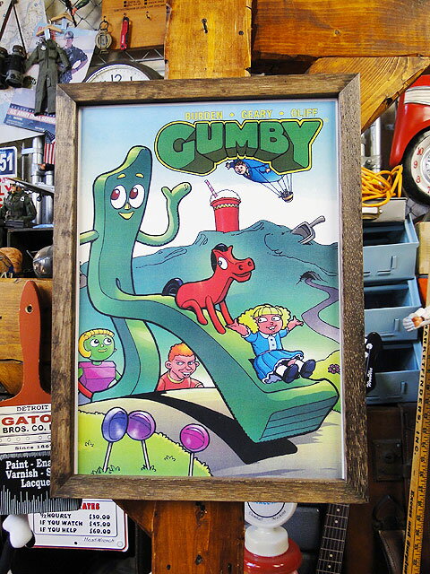 楽天市場 ポスターフレーム ガンビー フットスライド アメリカ雑貨 アメリカン雑貨 壁掛け 壁飾り インテリア雑貨 おしゃれ 人気 アンティーク 壁面装飾 絵 装飾 ディスプレイ 内装 ウォールデコレーション アメキャラ アメコミ ポスター レトロ アメリカ雑貨通販