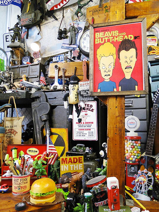 楽天市場】ポスターフレーム （ビーバス＆バットヘッド/カバーショット 