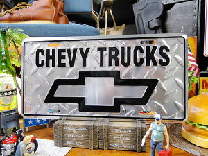 シボレートラック ライセンスプレート アメリカン雑貨 アメリカ雑貨 グッズ