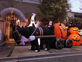 【即納】【在庫あり】超ド級のメガサイズ　ハロウィン　ゴーストキャリッジ　エアーディスプレイ