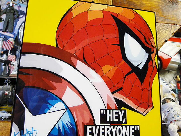 激安セール アメイジング スパイダーマン2のポップアートフレーム アメリカン雑貨 アメリカ雑貨 Materialworldblog Com