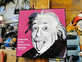 天才科学者アインシュタイン博士　ポップアートフレーム　（TYPE1）
