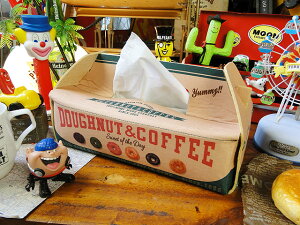 ★アウトレット★【訳あり品】ドーナツボックス ティッシュケース アメリカン雑貨 アメリカ雑貨 グッズ