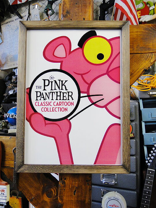 楽天市場 ポスターフレーム ピンクパンサー クローズアップ アメリカ雑貨通販キャンディタワー