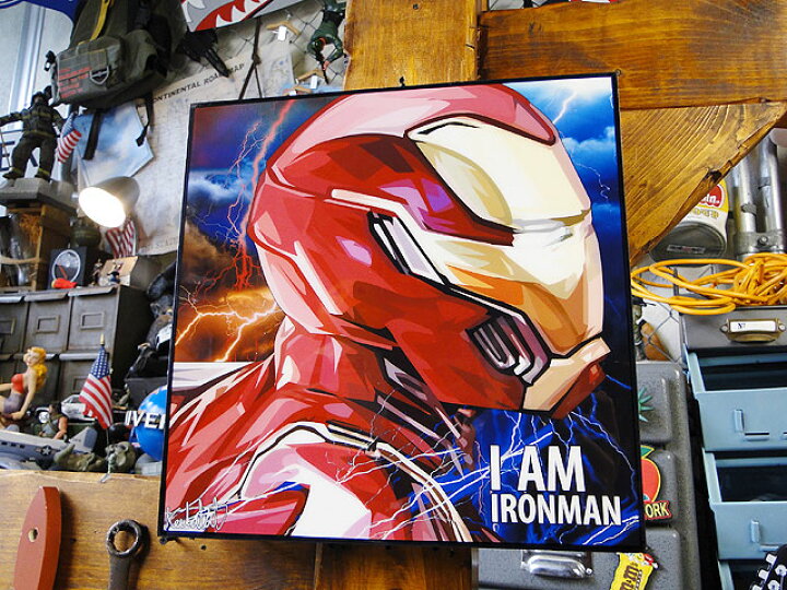 楽天市場 アイアンマンのポップアートフレーム I Am Ironman アメリカ雑貨通販キャンディタワー 楽天市場 アイアンマンのポップアートフレーム I Am Ironman アメリカ雑貨通販キャンディタワー