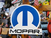 楽天市場】アメリカンブリキ看板MOPARロゴの通販 モパーロゴ
