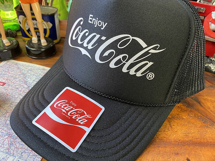 楽天市場】コカ・コーラ メッシュキャップ （ブラック） アメリカン 