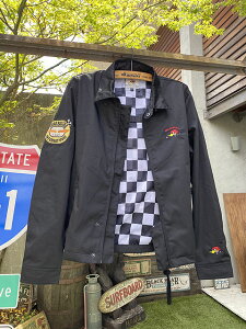 ★アウトレット★【訳あり品】クレイスミス スイングトップジャケット 春夏仕様 (ブラック) Lサイズ アメリカン雑貨 アメリカ雑貨 グッズ アメカジ カジュアル おしゃれ か